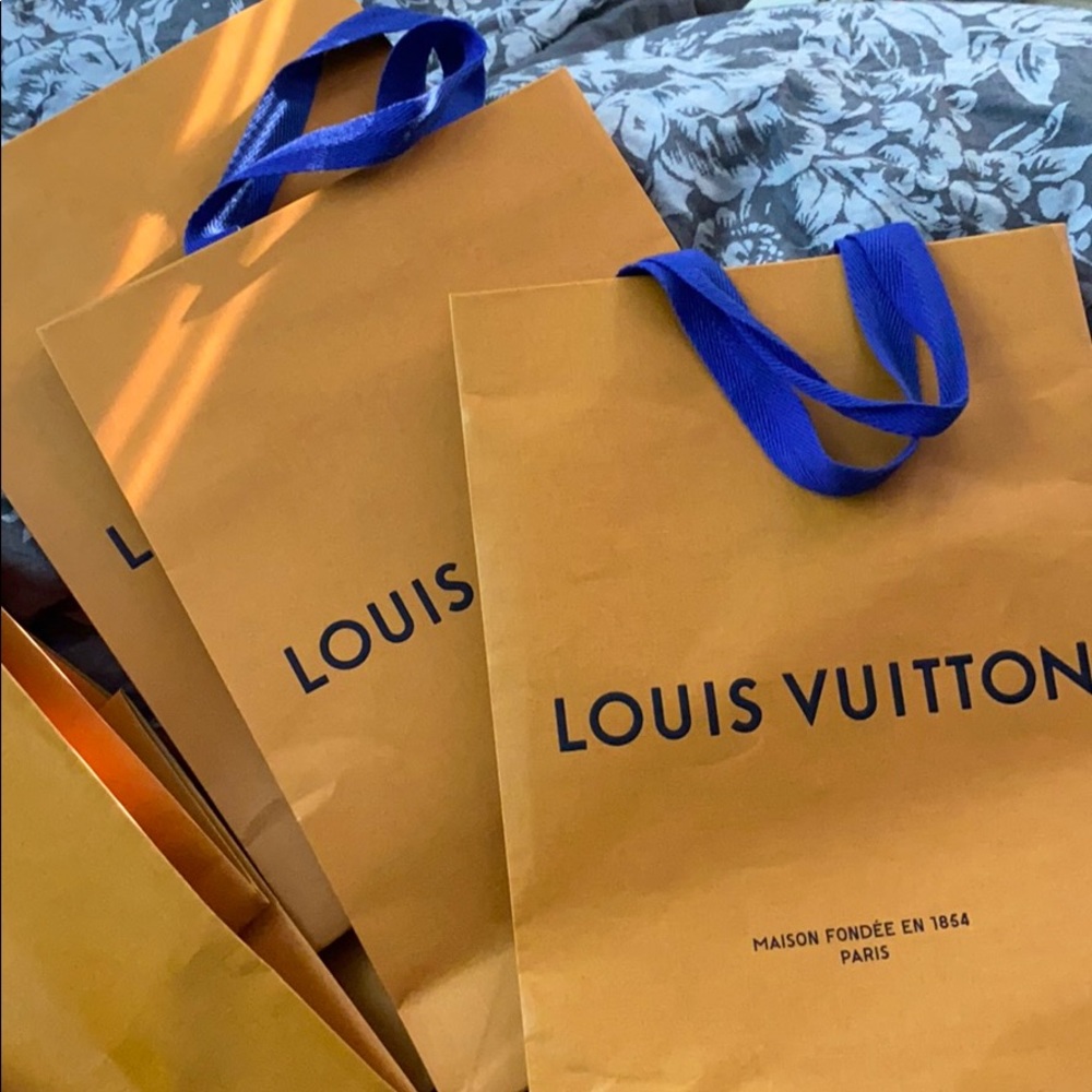 Louis Vuitton shopping bags